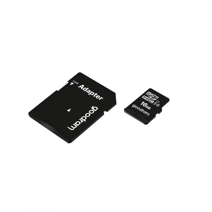 OEM - BraRam 16GB microSDHC minneskort Klass 10 UHS-I med adapter