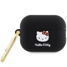 Hello Kitty - Hello Kitty AirPods Pro 2 (2022/2023) Skal Silikon 3D Kitty Head - Svart