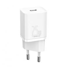 BASEUS - Baseus Super Väggladdare USB-C 25W - Vit