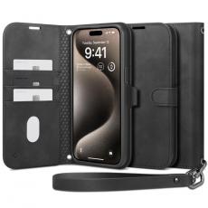 Spigen - Spigen iPhone 15 Pro Plånboksfodral 'S' Pro - Svart