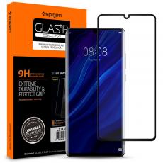 Spigen - SPIGEN Härdat Glas Skärmskydd Tr Slim Huawei P30 Pro Svart