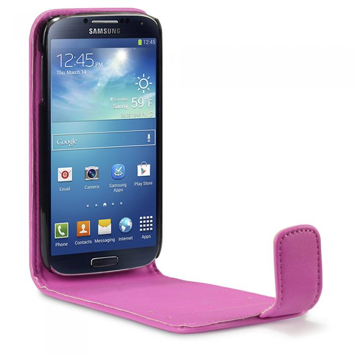 UTGATT4 - Flipfodral till Samsung Galaxy S4 i9500 - Magenta