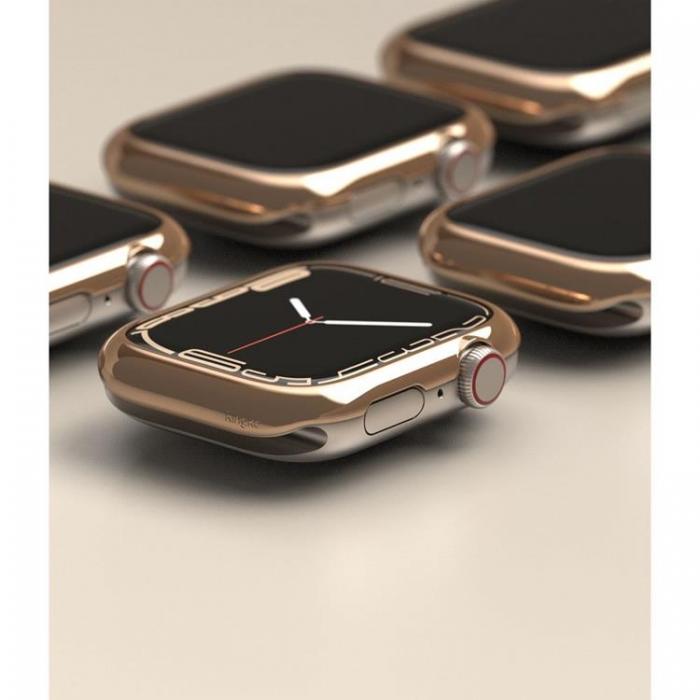 UTGATT1 - Ringke Bezel Styling Skal Apple Watch 7/8 (41mm) - Rose Guld