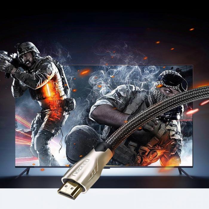 UTGATT5 - UGreen HDMI Kabel 19 pin 1.4v 4K 60Hz 3D 3m Guld