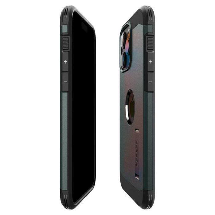 Spigen - Spigen iPhone 15 Pro Mobilskal Magsafe Tough Armor - Grn