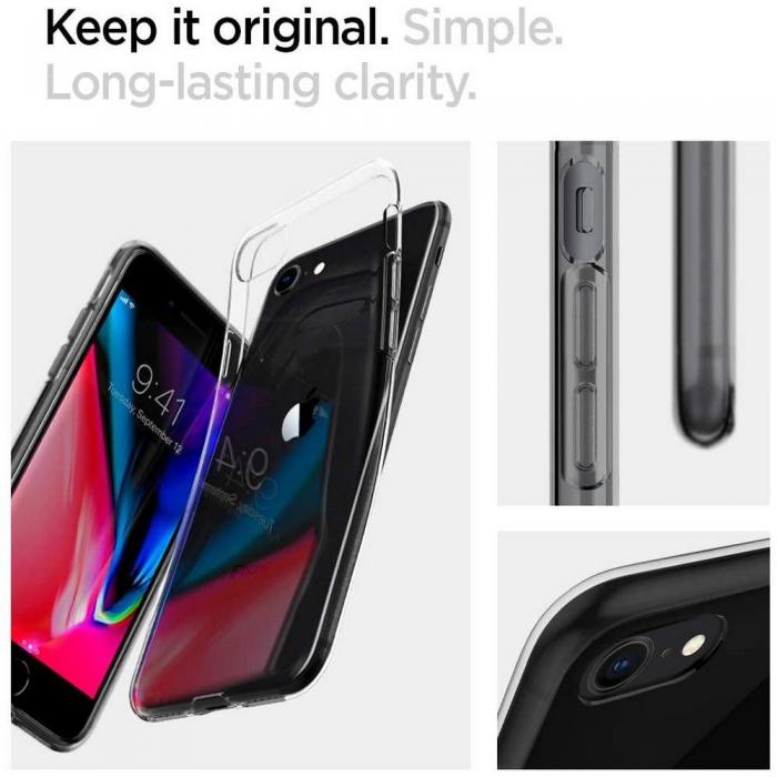 Spigen - Spigen Liquid Crystal Skal iPhone 7/8/SE (2020/2022) - Crystal Clear
