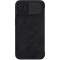 Nillkin - Nillkin iPhone 14 Plnboksfodral Qin Pro Lder - Svart