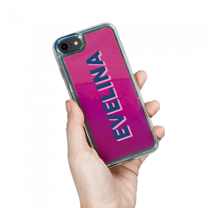 UTGATT5 - Designa Sjlv Neon Sand skal iPhone 6/7/8/SE 2020 - Violet