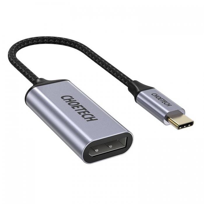 UTGATT5 - Choetech Adapter USB-C till DisplayPort 4K 60Hz 20cm - Gr