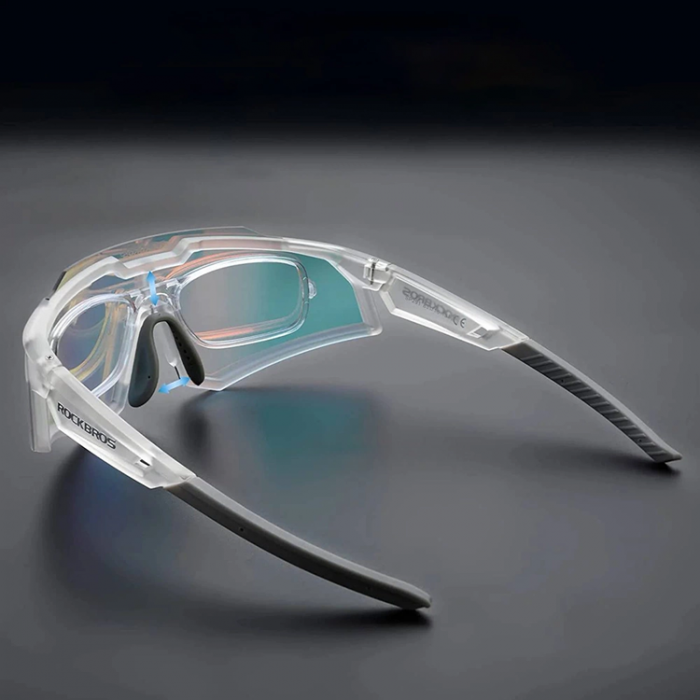 Rockbros - Rockbros photochromic Cykelglasgon UV400 - Vit