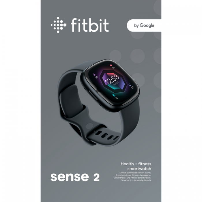 Fitbit - FITBIT Sense 2, Shadow Grey/Graphite
