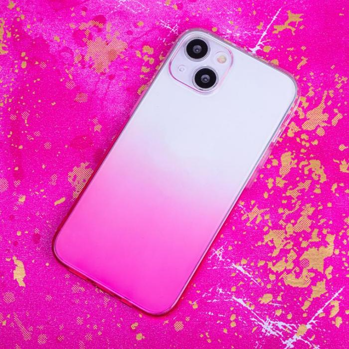 UTGATT - Skyddsfodral Gradient Rosa fr iPhone XR 2mm