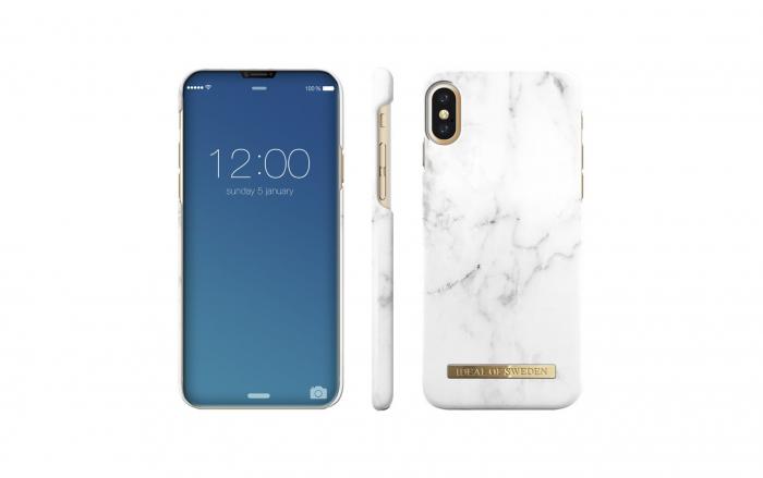 UTGATT5 - iDeal of Sweden Fashion Case iPhone X/XS - White Marble