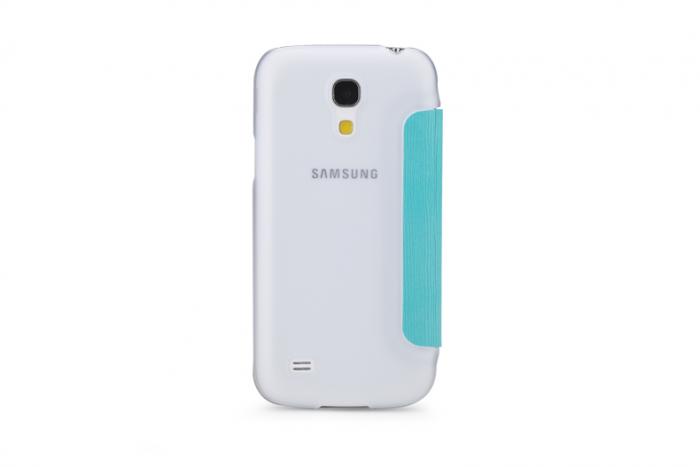 UTGATT4 - Rock Elegant Flip vska till Samsung Galaxy S4 Mini i9190 (Turkos)