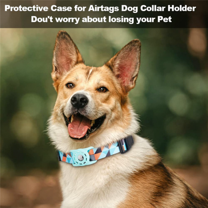 A-One Brand - Airtag Skal Digital Printing Pets Collar Cross Border - Mint