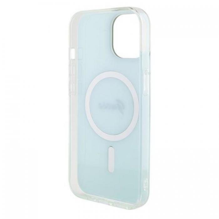Guess - Guess iPhone 15 Mobilskal Magsafe IML Iridescent - Turquoise