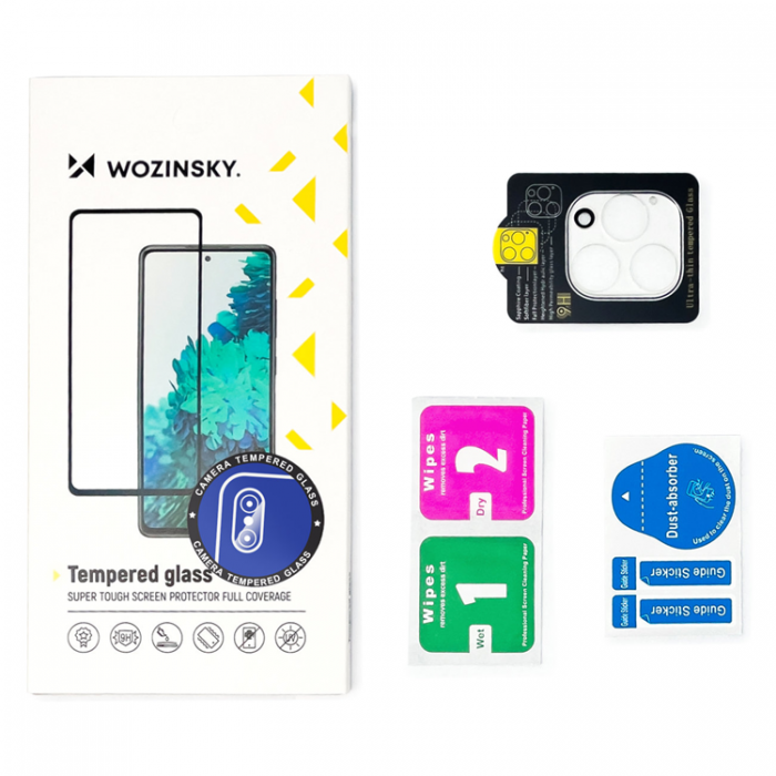 Wozinsky - Wozinsky Realme 9 Pro Plus Kamera Linsskydd Hrdat Glas 9H