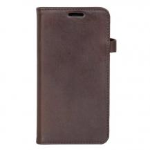 GEAR - GEAR Buffalo äkta läder Plånboksfodral Samsung Galaxy S6 Edge - Brun