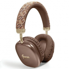 Guess - Guess On-ear Hörlurar Bluetooth GCube Metallic Script Logo - Brun