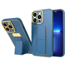 OEM - iPhone 13 Pro Max Skal Kickstand - Blå
