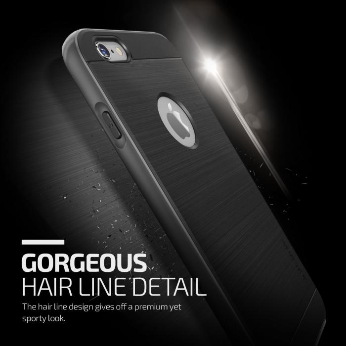 VERUS - Verus High Pro Shield Skal till Apple iPhone 6(S) Plus - Steel Silver
