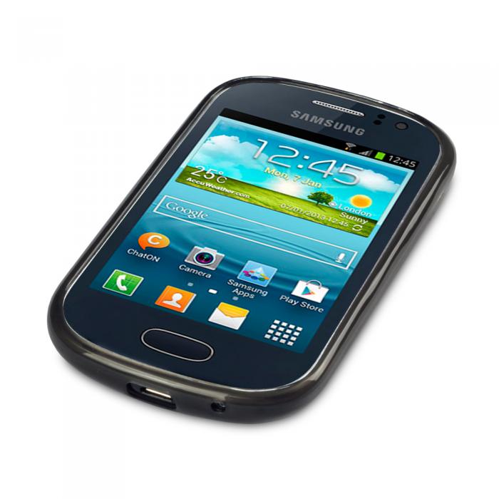 UTGATT4 - FlexiSkal till Samsung Galaxy Fame S6810 - Smoke