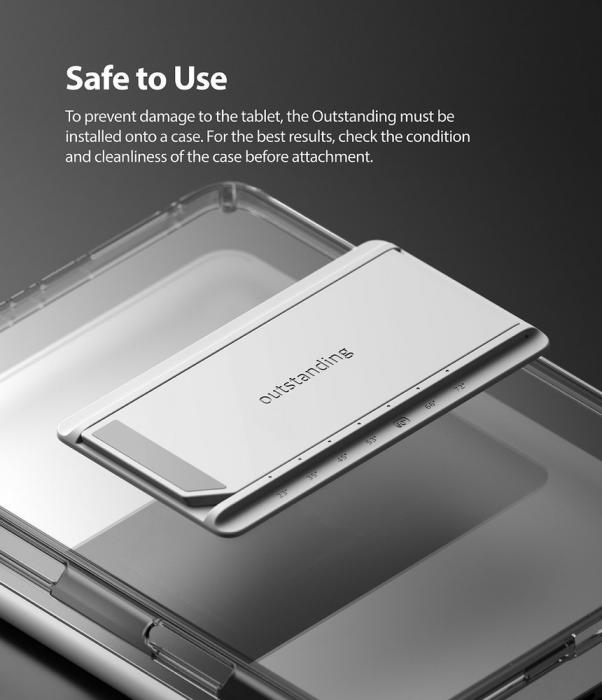UTGATT4 - Ringke Fusion Skal Galaxy Tab S8 Plus/S7 Plus - Gr