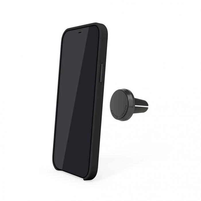 UTGATT1 - Pipetto Magnetic Leather Skal fr iPhone 12 Pro Max - Svart