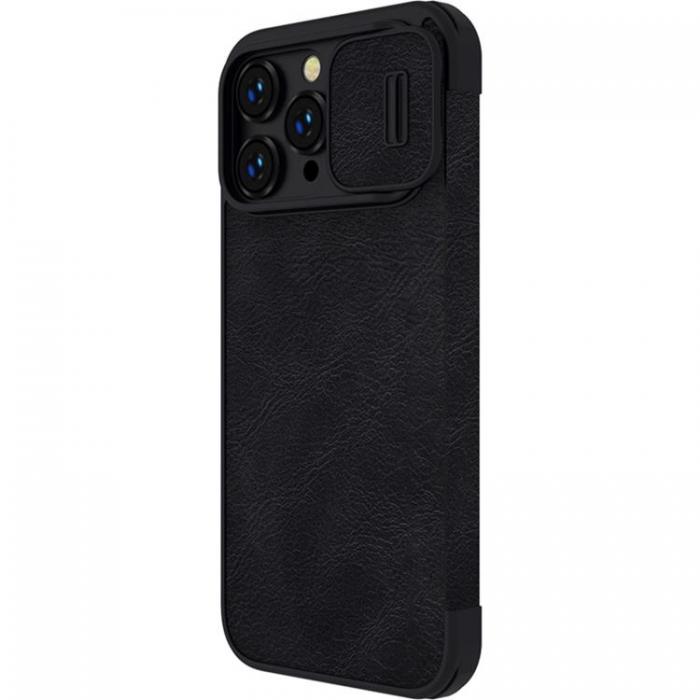 Nillkin - Nillkin iPhone 14 Pro Max Plnboksfodral Qin Pro Lder - Svart