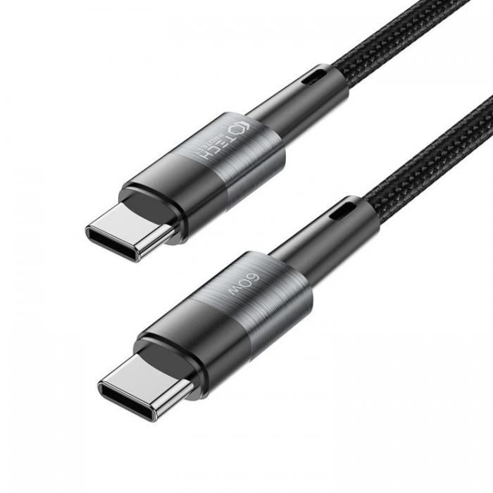 Tech-Protect - Tech-Protect USB-C till USB-C Kabel Ultraboost 25CM - Gr