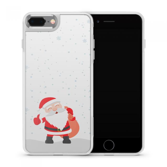 UTGATT5 - Fashion mobilskal till Apple iPhone 8 Plus - Santa Claus