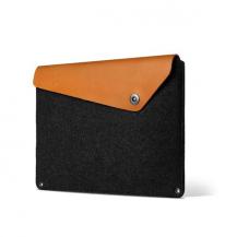 Mujjo - Mujjo Sleeve 12'' - Premium-fodral för MacBook med detaljer av äkta läder