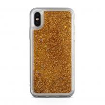 CoveredGear - Glitter Skal till iPhone XS / X - Guld