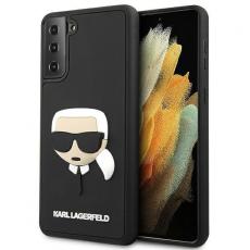 KARL LAGERFELD - Karl Lagerfeld Skal Galaxy S21 Plus 3D Rubber Karl`s Head - Svart