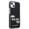 KARL LAGERFELD - Karl Lagerfeld TPE Karl & Choupette Skal iPhone 13 Mini - Svart