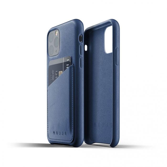 UTGATT4 - Mujjo Full Leather Wallet Case till iPhone 11 Pro - MonacoBl