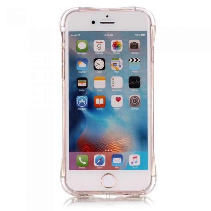 UTGATT5 - Blinkande Flexiskal till Apple iPhone 6 / 6S - Bl Fjrilar