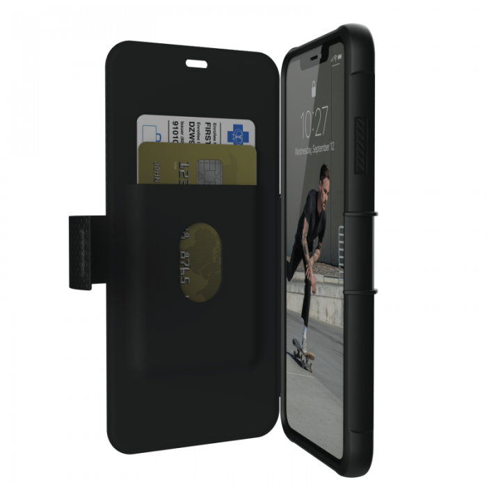 UTGATT5 - UAG iPhone XS Max Metropolis Wallet - Svart