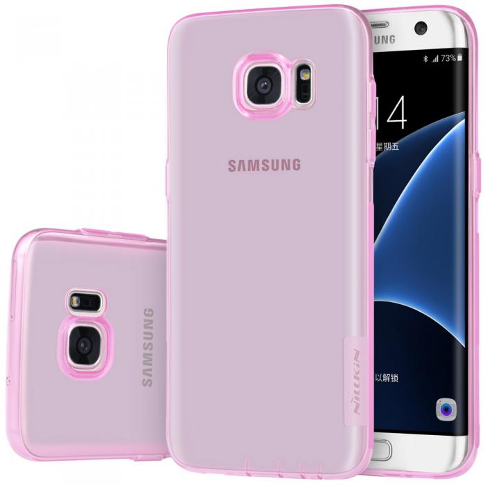 UTGATT1 - Nillkin Nature 0.6mm Flexicase Skal till Samsung Galaxy S7 Edge - Rosa