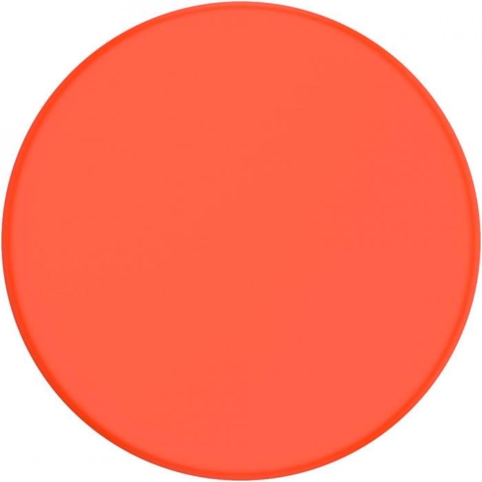 PopSockets - POPSOCKETS Neon Electric Orange Avtagbart Grip med Stllfunktion