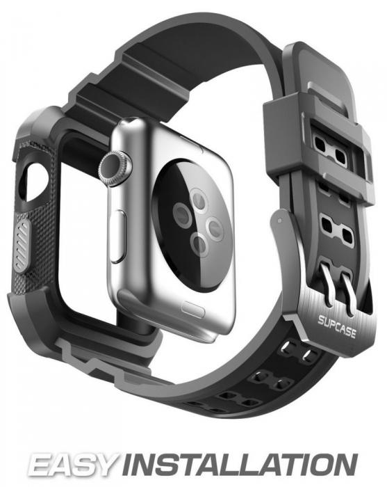 UTGATT5 - Supcase Unicorn Beetle Pro Apple Watch 1/2/3 (42Mm) Svart