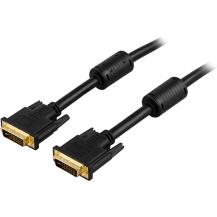 Deltaco - DELTACO DVI monitorkabel Dual Link, DVI-I ha - ha 2m