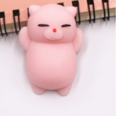 Fidget Toys - Mochi Toys Animals - Squishy Fidget - 4-Pack - Rosa