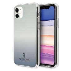 U.S. Polo Assn. - U.S. Polo Assn. Gradient Pattern Collection iPhone 11 Skal Blå