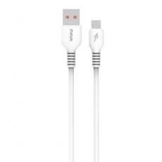 Pavareal - Pavareal Kabel USB Till Micro 100cm - Vit