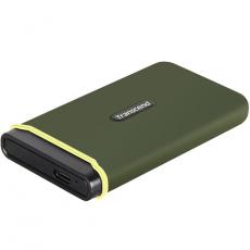 Transcend - Transcend Portabel SSD USB-C 1TB - Military Grön