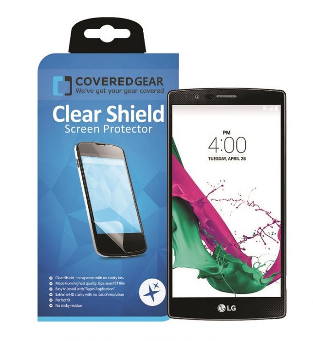 CoveredGear Clear Shield skrmskydd till LG G4
