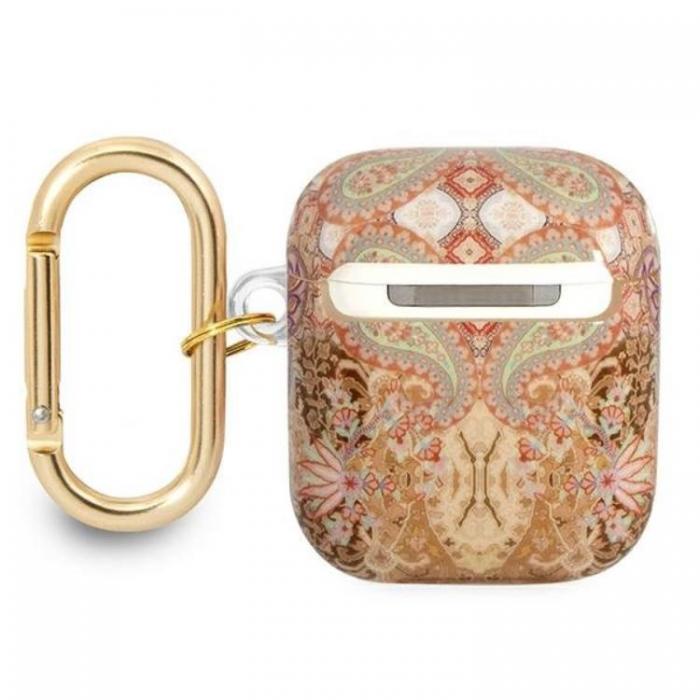 Guess - Guess AirPods Skal Paisley Strap Collection - Guld