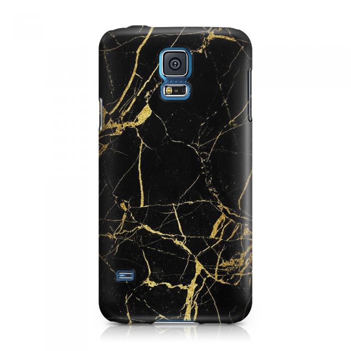 UTGATT5 - Skal till Samsung Galaxy S5 - Marble - Svart