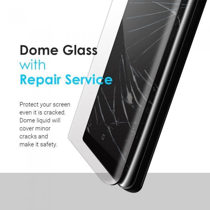 UTGATT5 - Whitestone Hrdat Glas Dome Galaxy S8 + Plus Clear